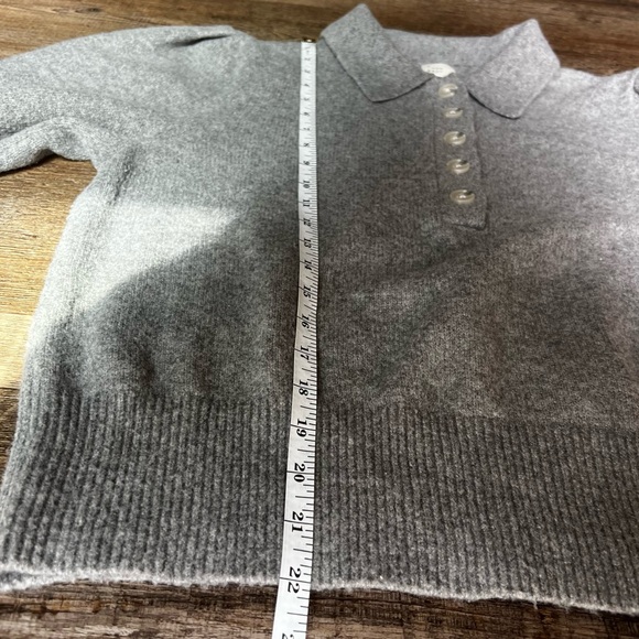 a new day Heather Gray Women's Polo Sweater - Picture 7 of 10